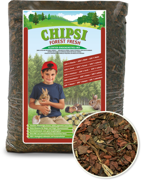CHIPSI Forest Fresh, Rindeneinstreu 20L