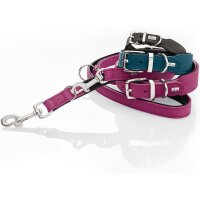Hunter verstellbare Führleine Malta 13/200, magenta/schwarz
