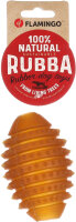 Gummi Rubba Rugby mit Stacheln, braun 10,5 x 7,2 x 7,2cm