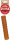 Gummi Rubba Stick, braun 18 x 3,5 x 3,5cm