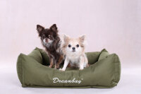 Korb Dreambay Rechteck Olivgrün 80 x 67 x 22cm