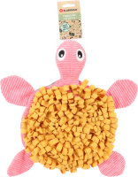 Schnüffelteppich Morgano Schildkröte ocker/rosa 38 x 39 x 6,5cm