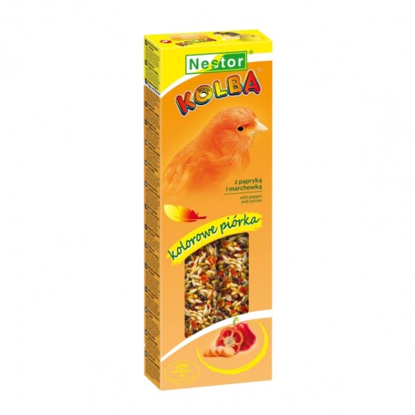 Nestor Kolba, Kanarien, mit Paprika & Karotte 85g (2 Stück)