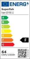 Superfish Scaper LED RGB 112cm/ 64W