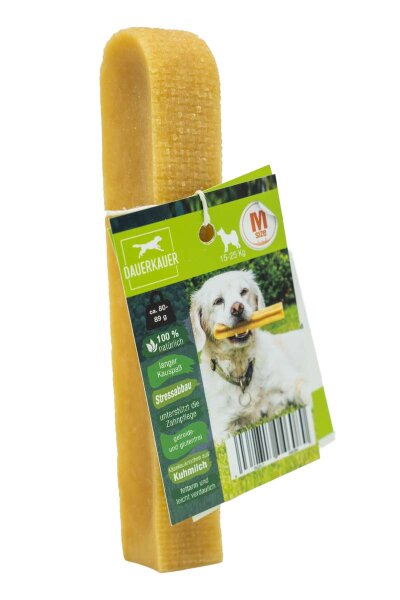 Dauerkauer Käsekauknochen M für Hunde von 10-15kg