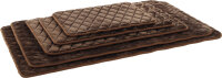 Kissen Weimar rechteckig braun, 100,5cm L x 63cm B  x 2cm H