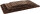 Kissen Weimar rechteckig braun, 100,5cm L x 63cm B  x 2cm H