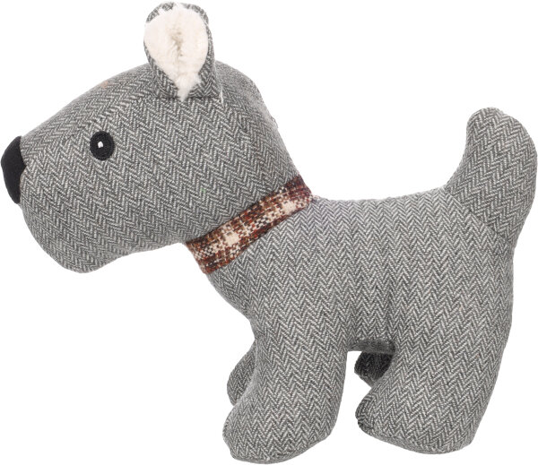 Britta Schnauzer grau 10 x 22,5 x 20cm