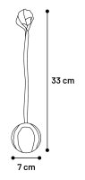 Zerrseil Jura + Ball reflektierend 33 x 7 x 7cm, diverse Farben