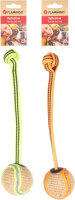 Zerrseil Jura + Ball reflektierend 33 x 7 x 7cm, diverse Farben