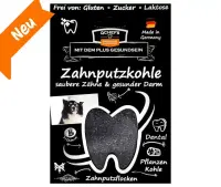 QCHEFS Zahnputzkohle Hund 80g