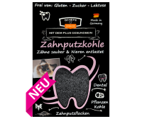 QCHEFS Zahnputzkohle Katze 70g