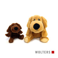 Plüschhund beige 30cm