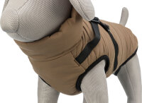 Trixie Geschirr-Wintermantel Pirou, S: 36cm, sand