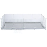 Trixie Boden für Indoor Freilaufgehege #62460, 140 x 70cm, grau/weiß