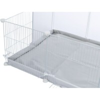 Trixie Boden für Indoor Freilaufgehege #62460, 140 x 70cm, grau/weiß