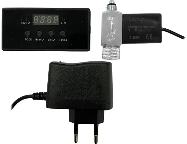 Colombo Co2 Reaktor PRO Magentventil mit Zeitschaltuhr