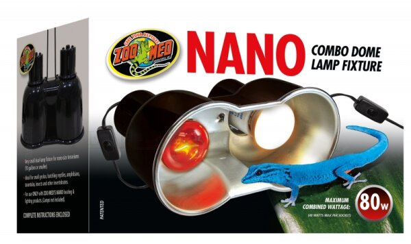 Zoo Med NANO Combo Dome Lamp Fixture (bis 2x 40W)
