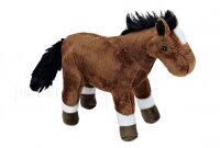Kuschel Pferd braun 17cm