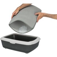 Trixie Sieb- Vorleger für Katzentoiletten, EVA, 40 x 70 cm, grau