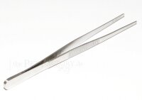 Futterpinzette Edelstahl 14cm, gerade
