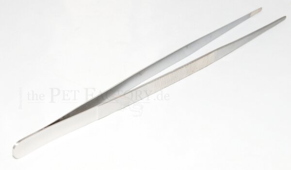 Futterpinzette Edelstahl 45cm, gerade