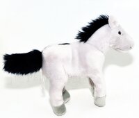 Kuschel Pferd grau 17cm