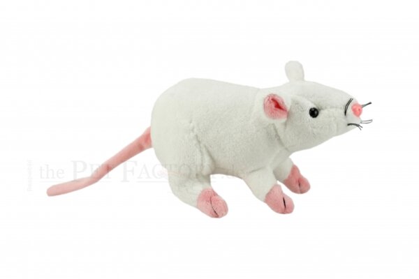 Kuschel Ratte weiss 32cm