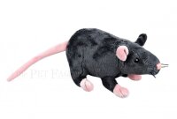 Kuschel Ratte schwarz 32cm