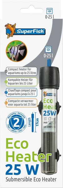 Superfish ECO Heizer 25W, 0-25L (17cm)