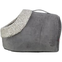 Trixie Höhle Calida mit wärmereflektierender Einlage, 50 x 30 x 35cm, grau/weiß-schwarz