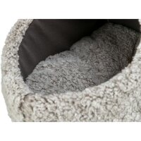 Trixie Höhle Calida mit wärmereflektierender Einlage, 50 x 30 x 35cm, grau/weiß-schwarz