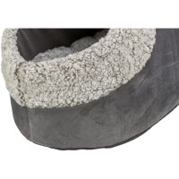 Trixie Höhle Calida mit wärmereflektierender Einlage, 50 x 30 x 35cm, grau/weiß-schwarz