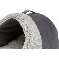 Trixie Höhle Calida mit wärmereflektierender Einlage, 50 x 30 x 35cm, grau/weiß-schwarz