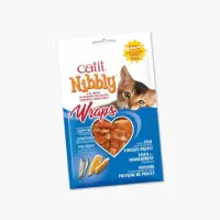 Catit Nibbly Wraps, Hühnerfleisch & Fisch, 30g