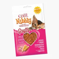 Catit Nibbly Grills, Hühnerfleisch & Shrimp, 30g