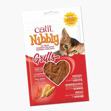 Catit Nibbly Grills, Hühnerfleisch & Hummer, 30g