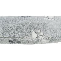 Trixie Kissen Nando , oval, 105 x 75cm, hellgrau