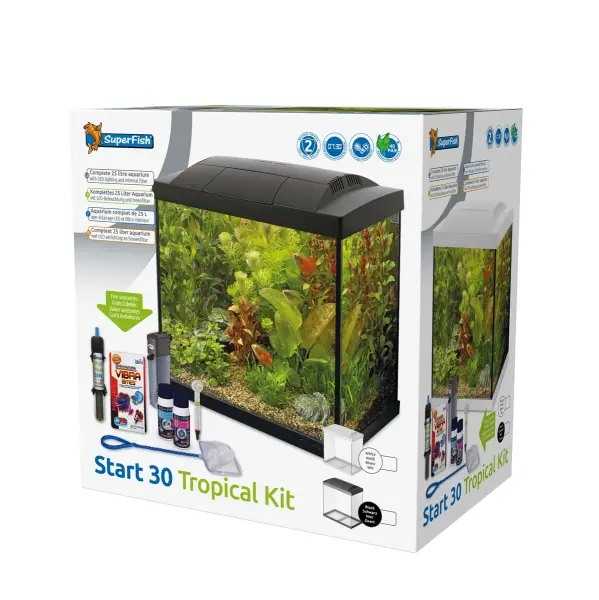 Superfish Start 30 (36x23x38cm) Tropical Kit, schwarz