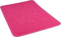 Vorleger für Katzentoiletten Rosie Fuchsie 35 x 48cm