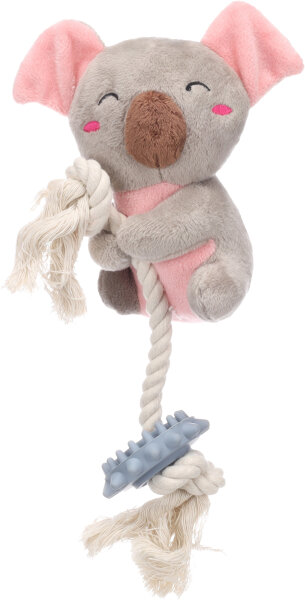 Spielzeug Welpe Didi Koala mit Seil 13,6 x 7 x 23cm