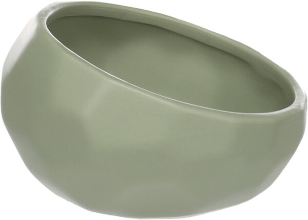 Futter und Trinknapf Unic rund grün, 13,5 x 13 x 7cm, 320ml