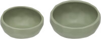 Futter und Trinknapf Unic rund grün, 17 x 15 x 9 cm, 550ml