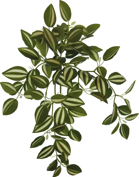 REPTO Plant Hanging green/white 46cm