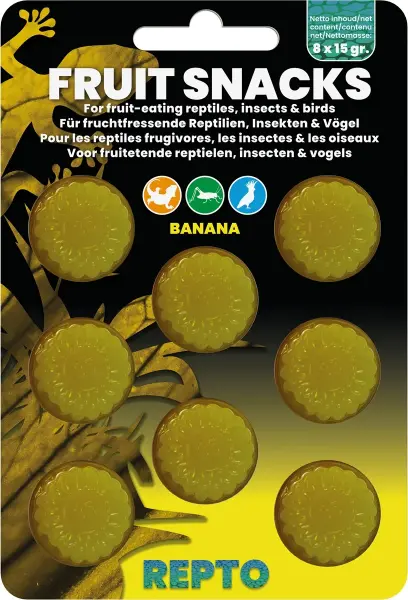 REPTO Fruit Snacks Banane 8x 15g
