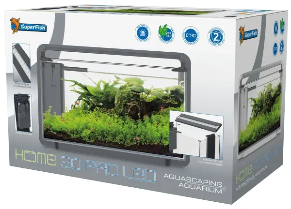 Superfish Home ProLED Aquarium, schwarz