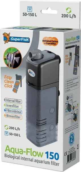 Superfish AquaFlow 150, Innenfilter 200l/h