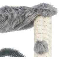 Trixie Kratzbaum Baza mit Bürste, 50 cm, grau