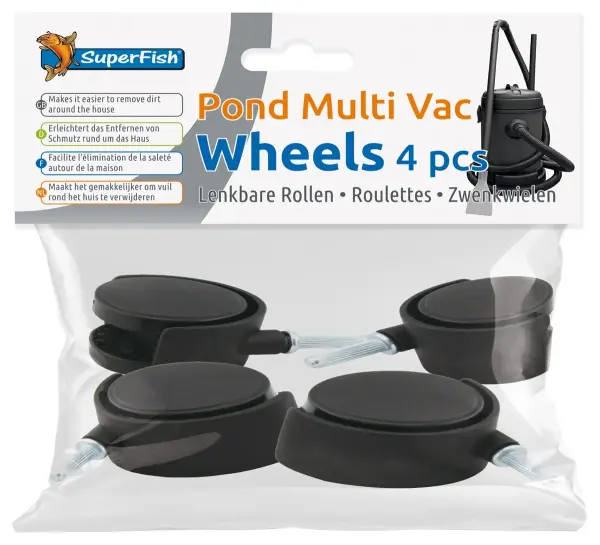 Superfish Räder 4 Stück, Pond Multi Vac