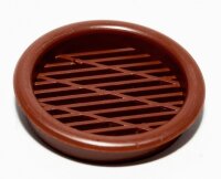 Lüftungsgitter 43/ 50mm, braun